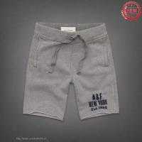 heren abercrombie and fitch new york est 1892 athletic shorts lichtgrijs Kleren Kopen c8807484